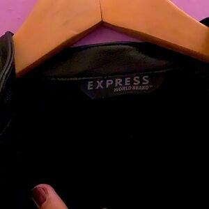 Vintage 90’s Black Leather Shirt, very good condition